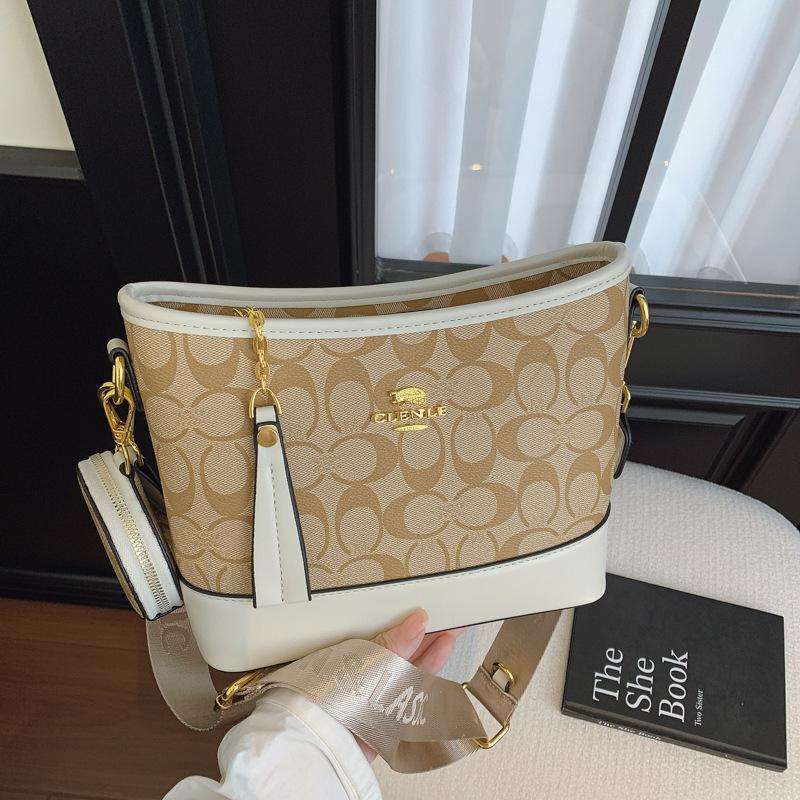 New Stray Bag Trendy Brand Similar Pattern Tote Bag Fashionable Portable Messenger Shoulder Bag Women's Bag Tide