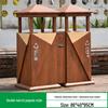 Antique Chinese Style Outdoor Trash Can for Parks and Scenic Areas