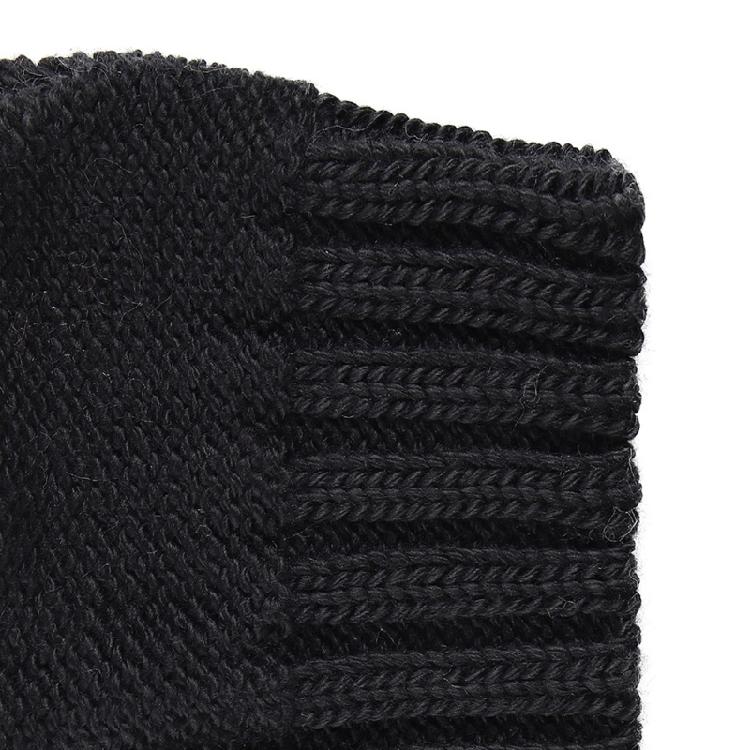 Solid Color Long Twist Braid Beanie Hat Ear Flaps Knitted Hat for Outdoor Sport