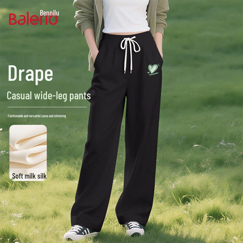 Baleno Damen High-Waist Straight-Leg Freizeithose