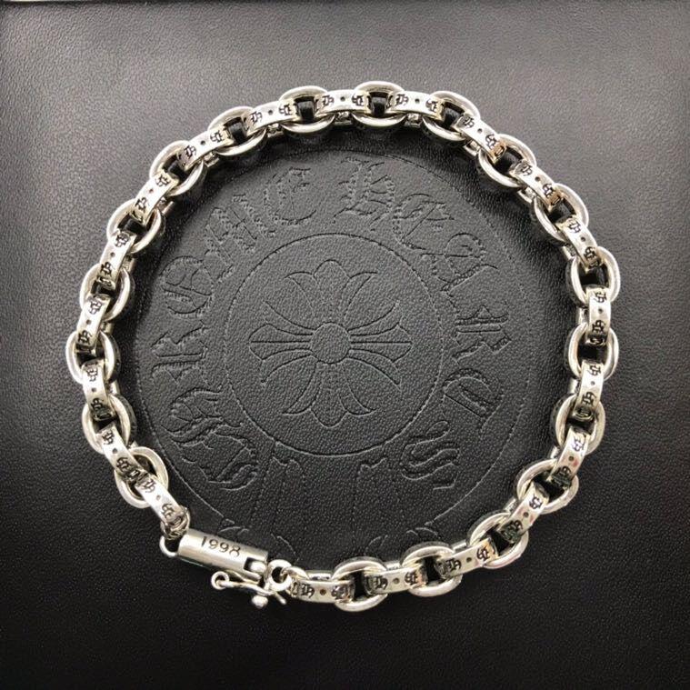 

Браслет из стерлингового серебра 925 пробы с крестом-кинжалом - Унисекс, европейский ретро-стиль 18 cm