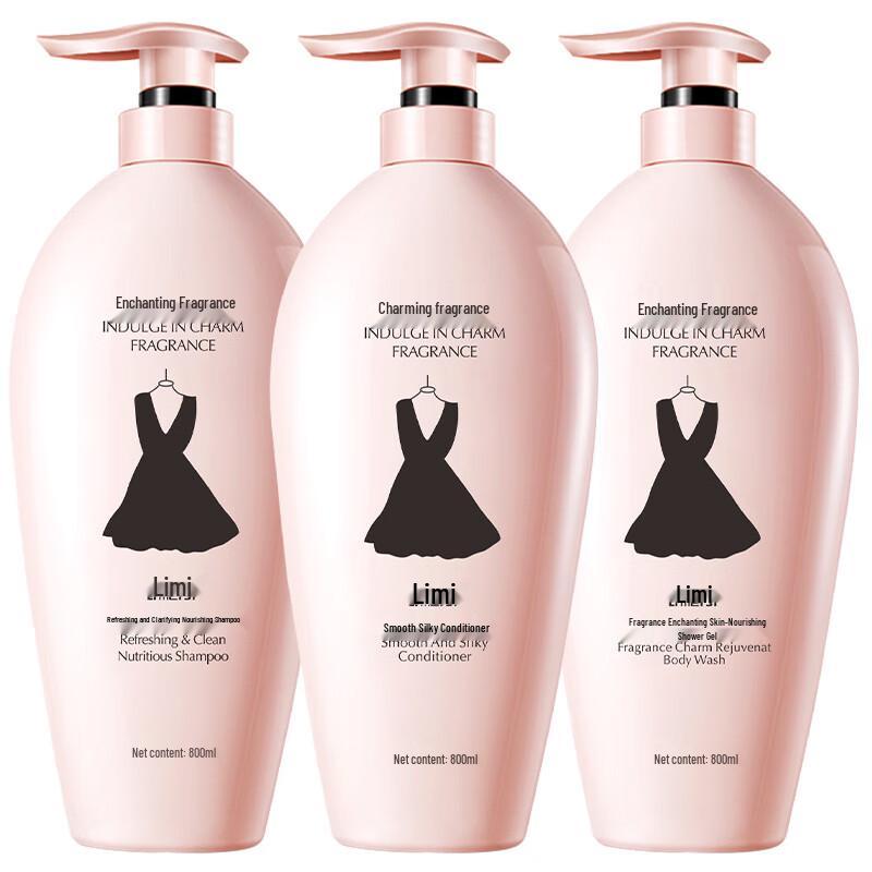 Lìměisī Kleines Schwarzes Kleid Haarspülung