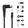 Travel 3.5mm TRS to 3Pin Microphone Cable for Space Saving Connection in Tight Studio Environment 30cm to 3.0m