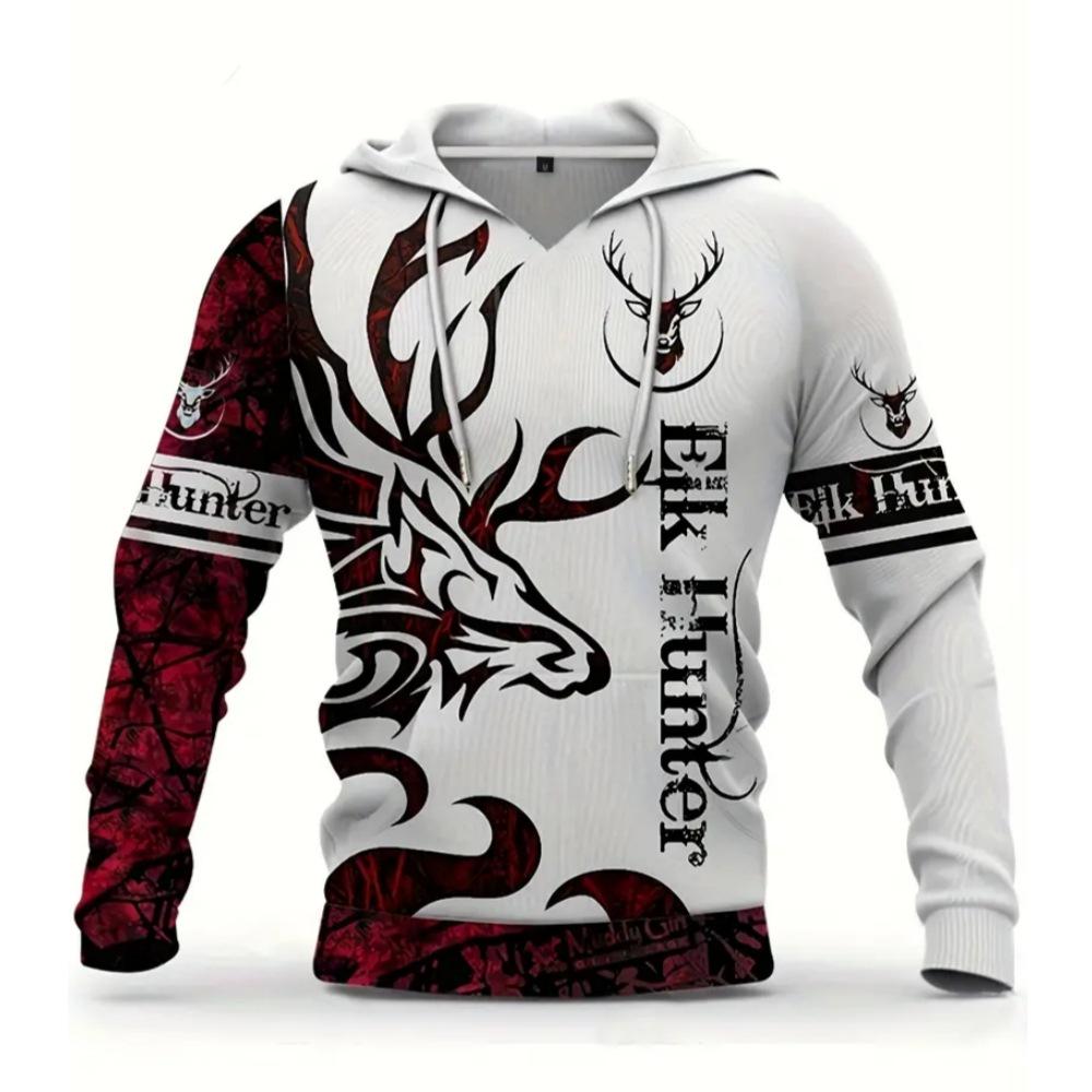 

Мужское худи для рыбалки с 3D-принтом 2024: Повседневный с длинным рукавом на флисовой подкладке XXS