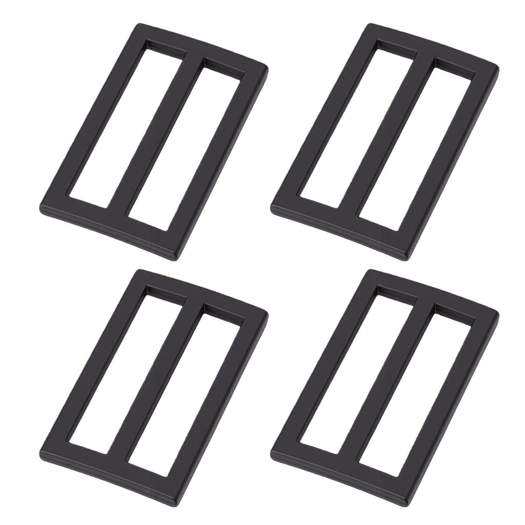 10Pcs Triple Glide Slide Buckle Backpack Strap Belt Sliders Adjusters Webbing Buckles Bag Hardware Accessories Zinc