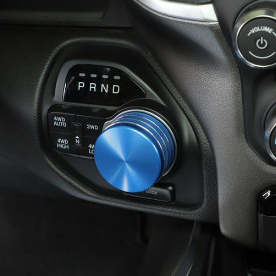 Blue Gear Shift Switch Knob Cover Trim Ring For Dodge RAM 1500  High Version