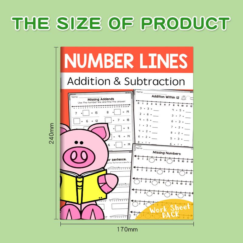 

1 book Kids Mathematical Math addition and subtraction, daily practice of decomposition and combination, fun arithmetic book