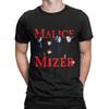 MALICE MIZER Baumwoll-T-Shirt für Herren Beach Voyage Tour Band Streetwear T-Shirts O-Ausschnitt Harajuku Tees Übergroße Muster Tops