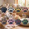 Pet Cat Footprint Keychain Hanger Bag Charm Lovely Leather Cat Paw Pendant Women