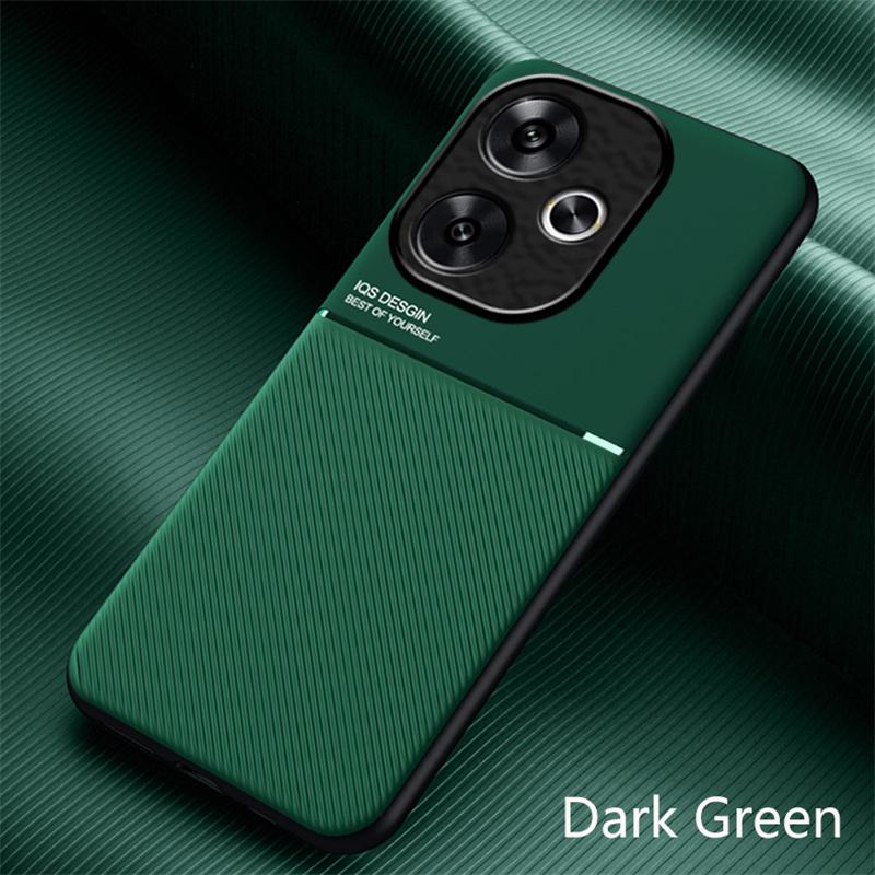 For Xiaomi Poco F6 5G Case Car Magnetic Holder Silicone Back Cover for Poco F6 F 6 6F PocoF6 5G Leather Texture Phone Fundas