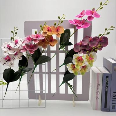Künstliche Blume Einzelstiel Phalaenopsis Produkte zur Dekoration Künstliche Grünpflanzen und Künstliche Blume Sukkulenten