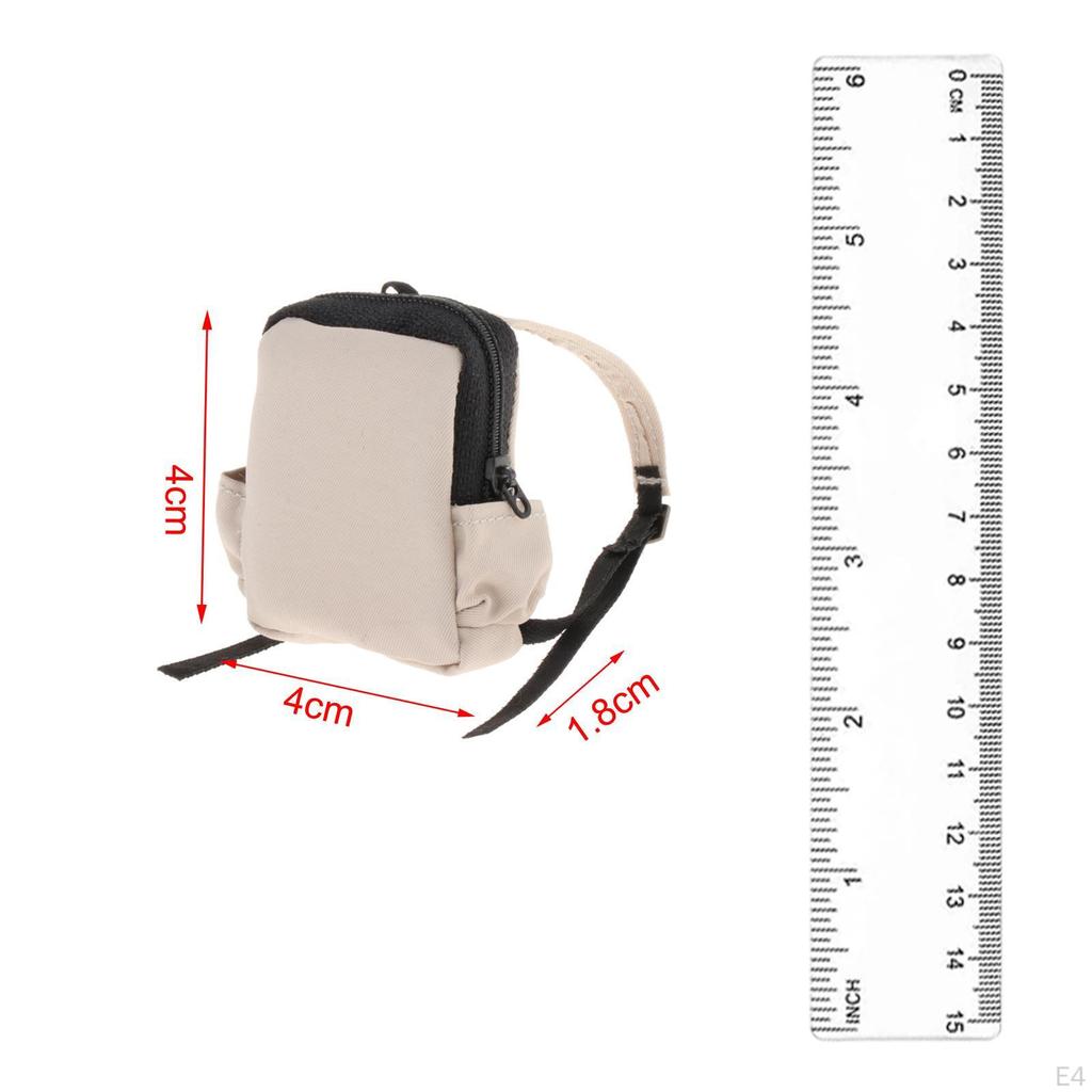 1/12 Action Figures Backpack Doll Accessories Simulation Costume Parts BJD Ornament Role