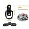 1pcs D Stainless Steel Cargo Tie Down For Car Truck Trailers RV Boats Shape Pull Hook Tie Down Anchors Iron