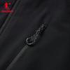 QIAODAN Men's Fleece-Lined Hooded Windbreaker Jacket