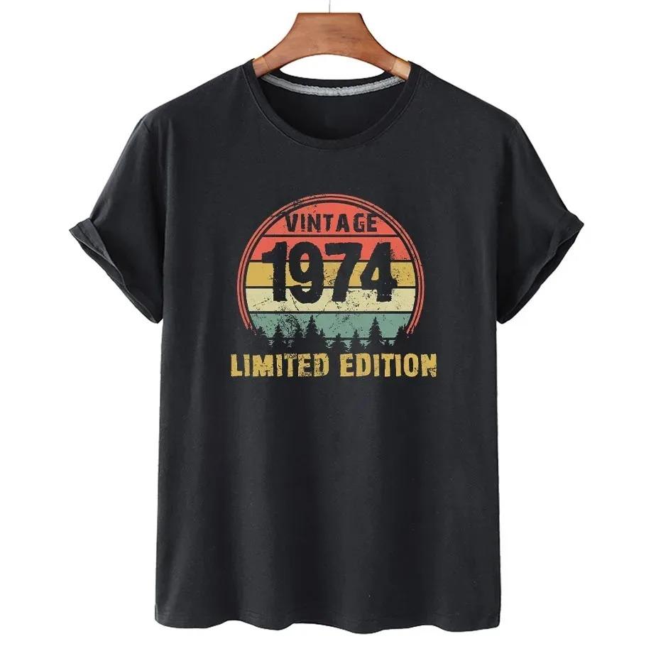 1964 1974 1984 Fashion House Party Unisex and Unisex's Birthday Anniversary T-Shirt Cotton Short Sleeve T-Shirt Vintage T-Shirt