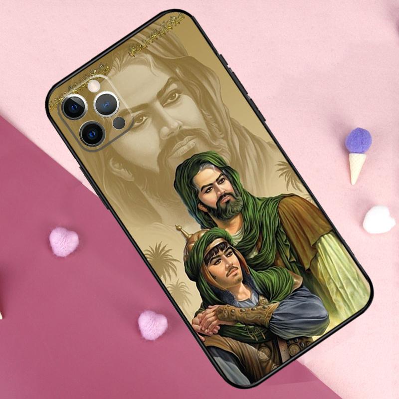 Imam Hussain Shia Ali Phone Case For iPhone 17 Pro Max 11 14 15 16 Pro Max Plus 12 13 Mini 16e 17 Air Back Cover
