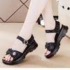 Women's Summer Casual Beach Sandals Youth Round Head Comfortable Breathable Non-slip Sandals