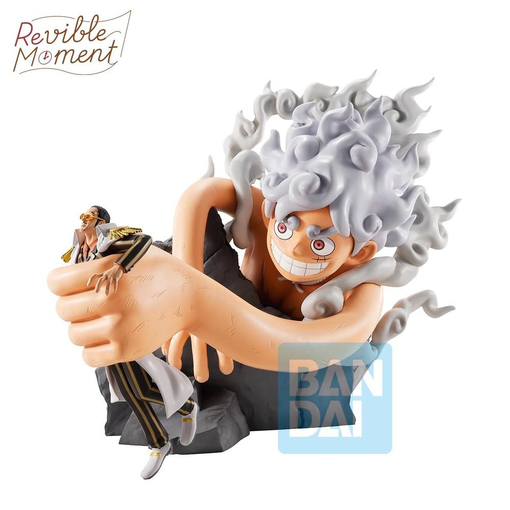 BANPRESTO One Piece Future Island Egghead Burst of Energy A Prize Monkey D. Luffy Gear 5 Vs Borsalino Reversible Moment