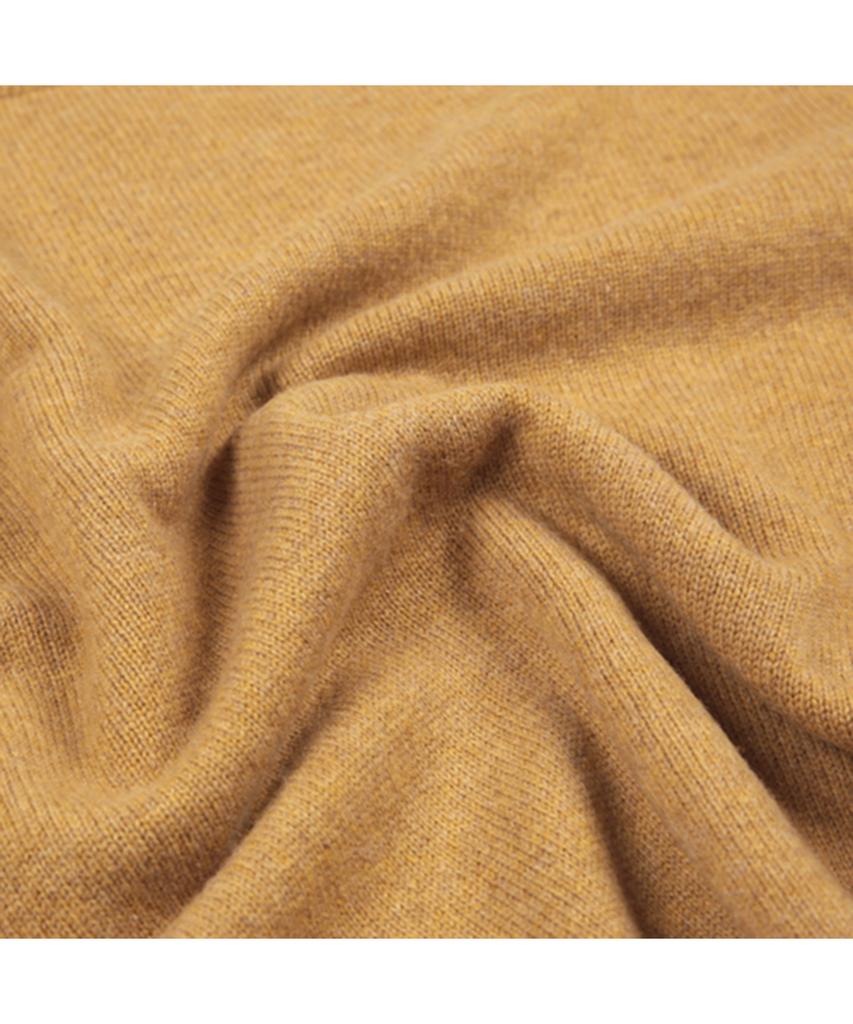 IOLO Cable Crewneck_Mustard