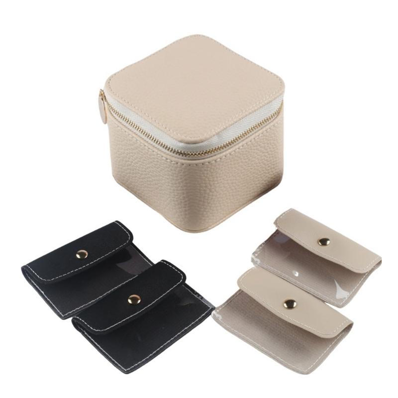 Portable Jewelry Storage Box Elegant Jewelry Organizer Practical Small Jewelry Storage Case Suitable for Travel Use
