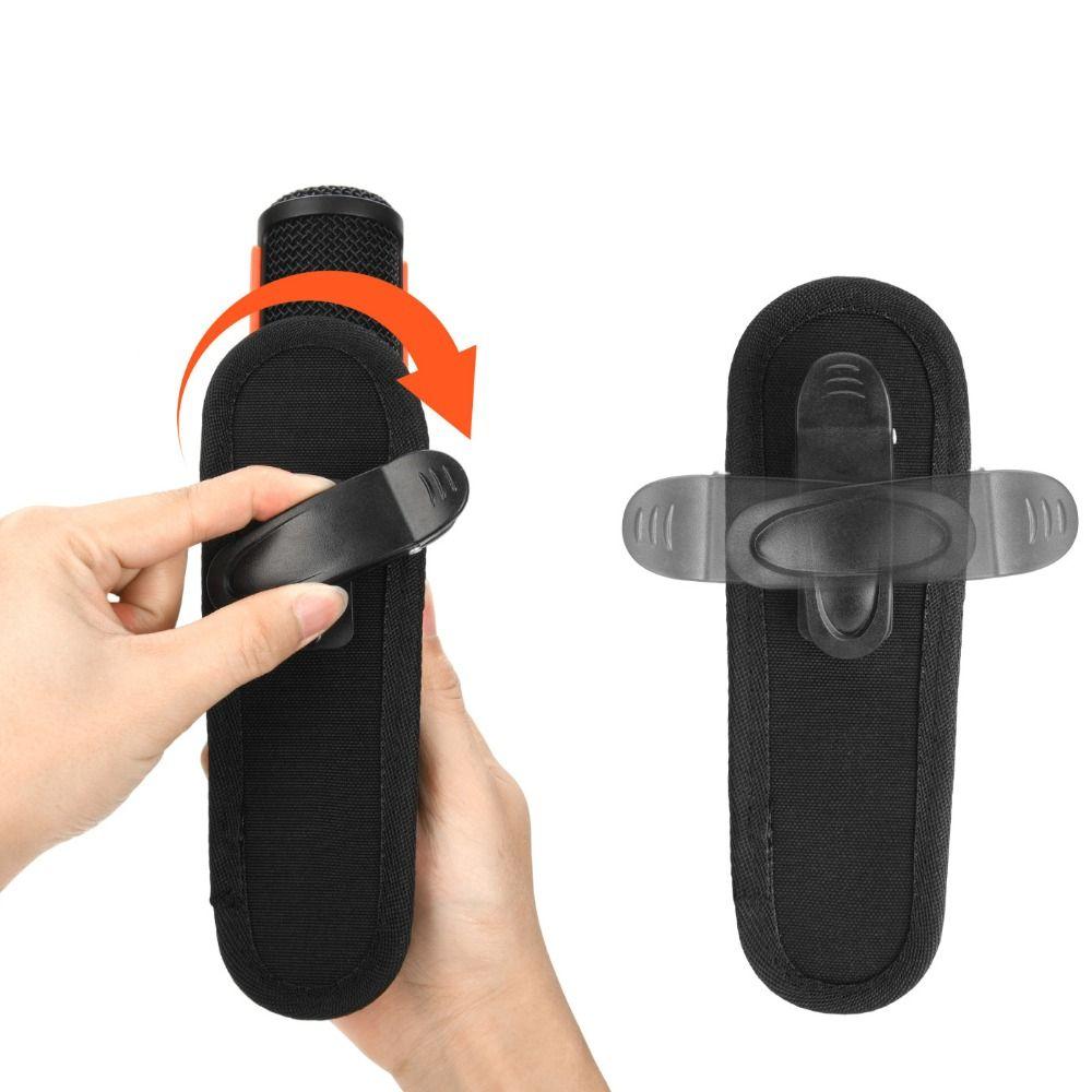 Nylon Hüft-Mikrofonbeutel mit Clip Mikrofon-Hüfttasche Mikrofonzubehör