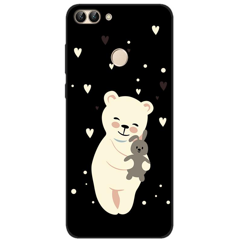 For Huawei P Smart 2018 FIG-LX1 PSmart Case For Huawei P Smart 5.65inch Case TPU Soft Silicone Cute Wolf Back Cover Phone Case