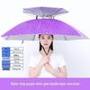 Large Folding Fishing Hat Umbrella for Adults & Kids – Unisex Outdoor Headwear with Prints