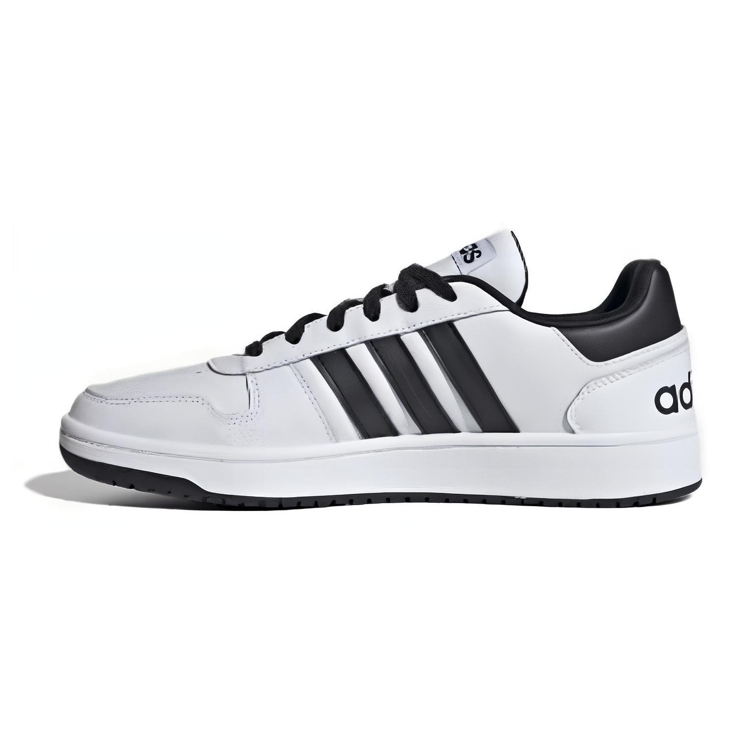 adidas Hoops 2.0 White Black Men s JI2759 EU 45⅓