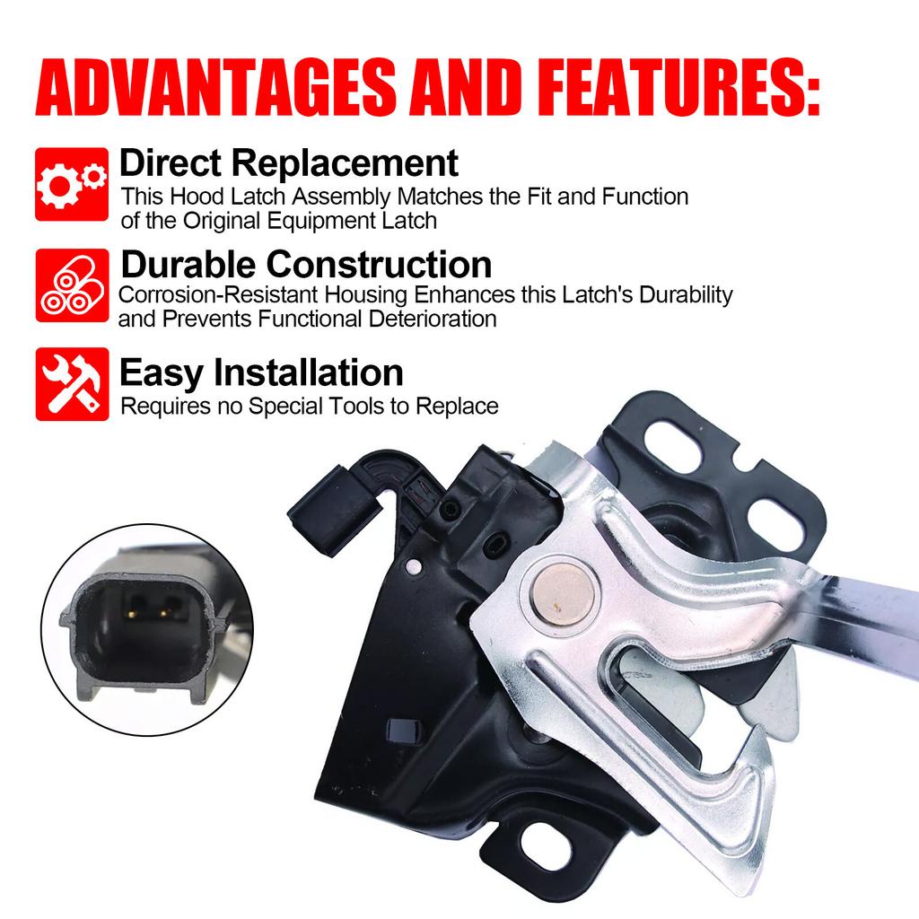For 2012-2015 Honda Civic 1.5L 1.8L 2.4L Hood Latch Lock 74120-TR0-A01
