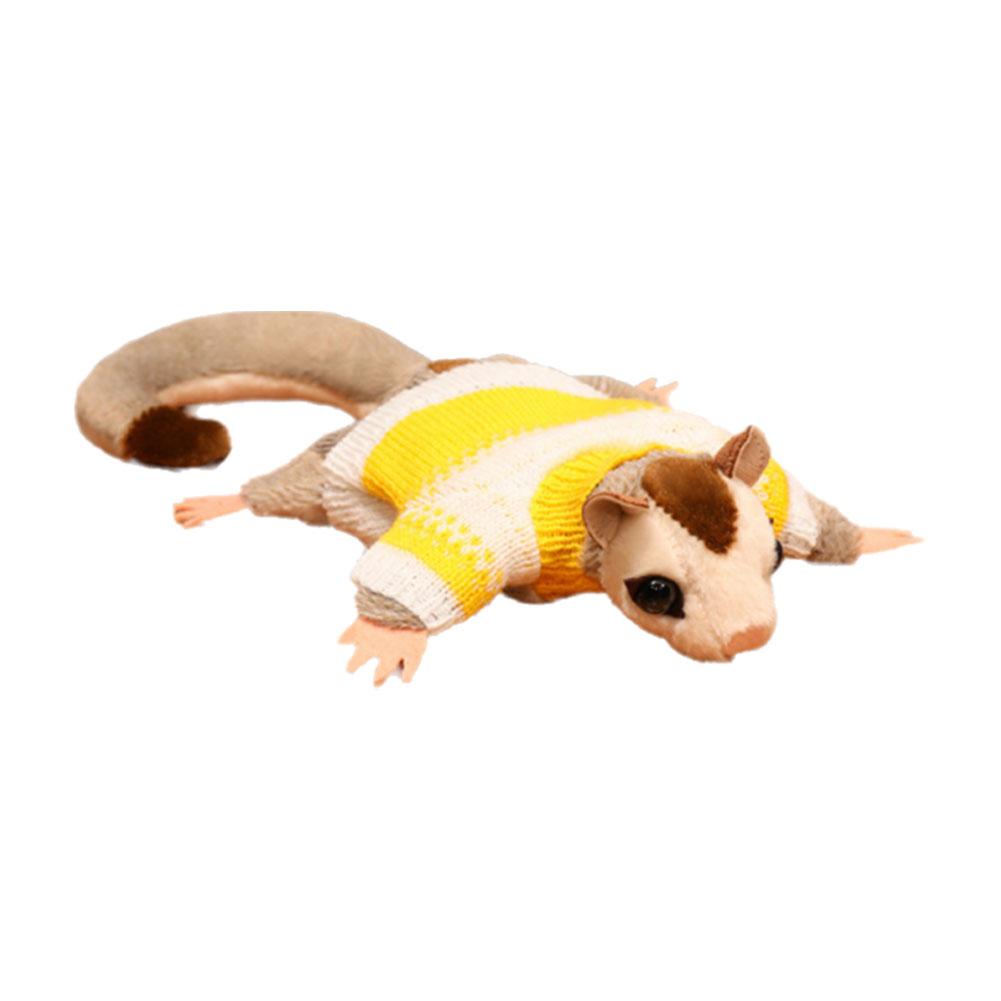Cute Magnetic Glider Plush Toy Soft Stuffed Flying Squirrel Doll Refrigerator Magnet Ornament Decor Gift