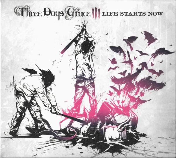 

CD THREE DAYS GRACE - Life Starts Now 88697462562 Jive 2009 US Rock Used