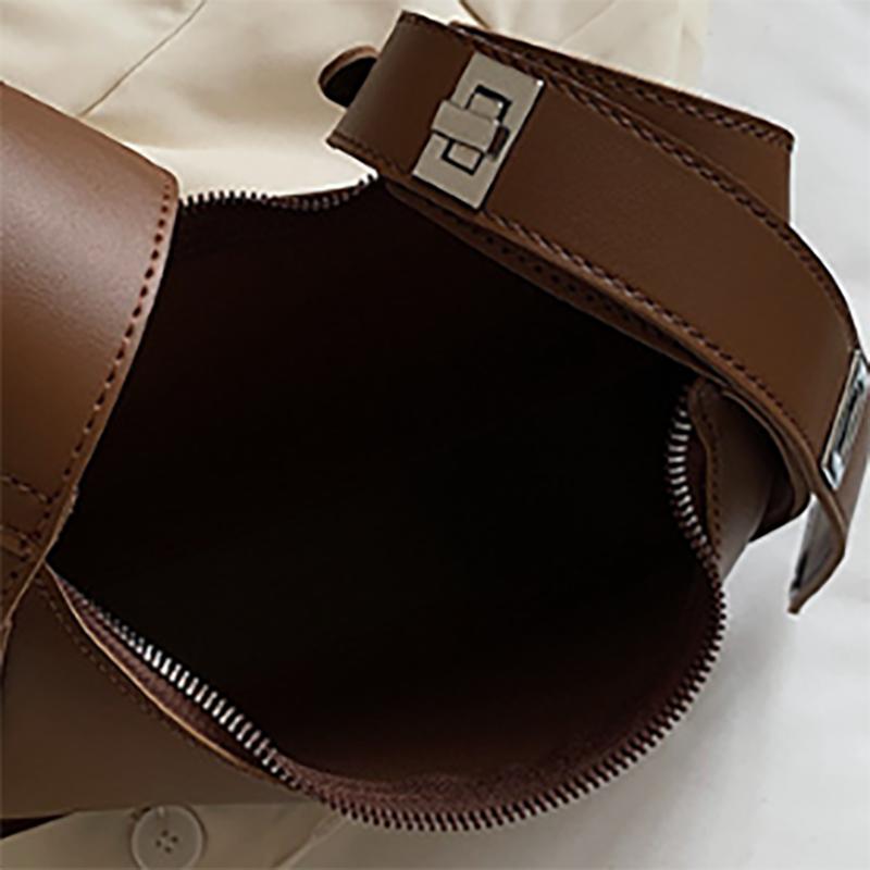 Versatile Retro Women's Shoulder Bags Fashiable Solid Color Crossbody Bag For Women Daily Commuting