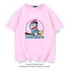 Japanese trendy brand pure cotton short-sleeve T-shirt for men and women, summer trendy personalized cartoon casual student loose short-sleeve top