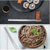 2 Pairs Titanium Chopsticks, Pure Titanium Metal Chopsticks, Ultralight and Reble Chopstick, Durable Dishwasher Safe Eco-Friendly, for Camping Home
