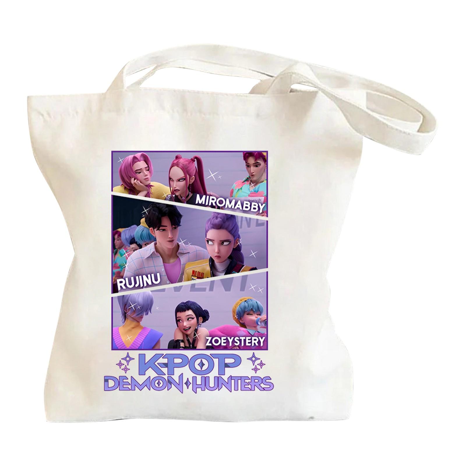 

Printed Canvas Bag Women s Handbag One-shoulder Fashionable Student Canvas Bag Daily Shopping Bag One Size