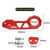 1 Set Universal Aluminum Alloy Rear Tow Hook Racing Rear Tow Hook Rhombic Towbar Towing Tools For Civic Fit Jazz Gk5