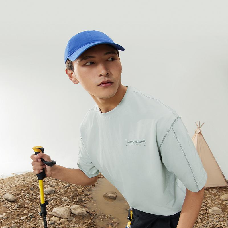 Li Ning CF Pullover Round Neck Printed Letter Short Sleeve T-Shirt Men T-Shirts ATSU609-3