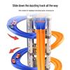 Interactive 8-Car Dual Lane 5-Layer Parking Track DIY Toy for Kids