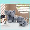 Cartoon Elephant Plush Toy Soft Short Pile For Kids And Collectors