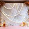 Grote Parelketting Hangende Hanger Met Naald En Vislijn DIY Bruiloftsboog Decoratie Kunstmatige ParelSlinger Set