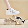 Platform dad shoes 2025 new summer mesh breathable casual shoes show small feet and increase height lightweight sports shoes women's shoes