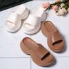 Nowe letnie grube kapcie damskie, do domu i na zewnątrz, antypoślizgowe, wygodne, EVA, podwyższane, grube, jednopasek, chłodne kapcie