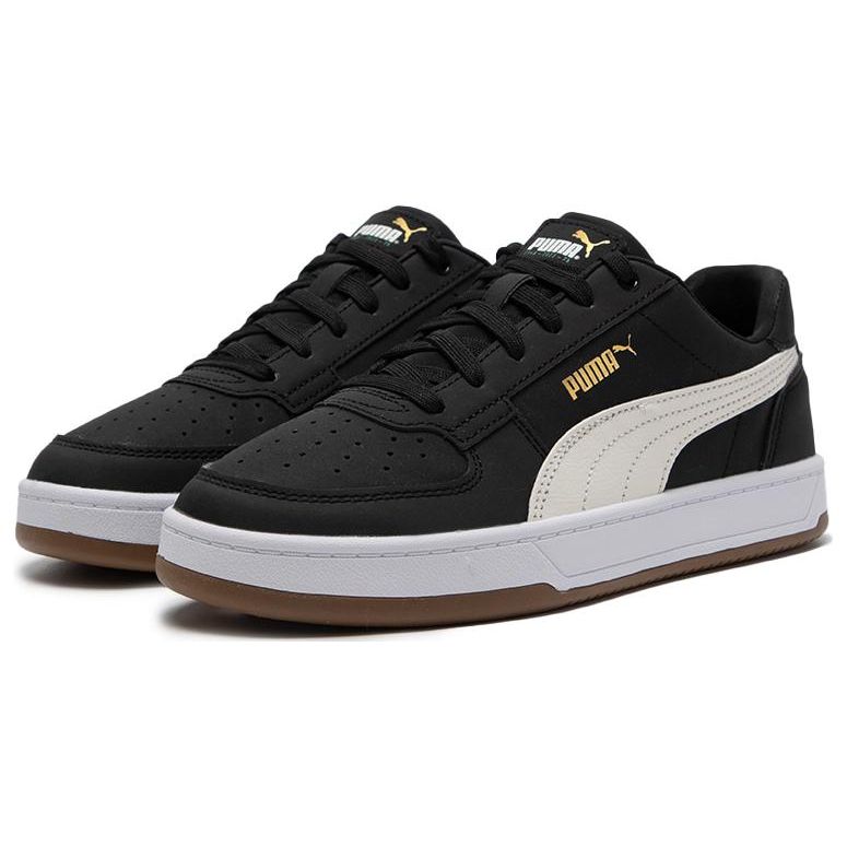 Puma Caven 2.0 75 Years Comfortable Casual Minimalist Durable Low-Top Sneakers Unisex Sneakers Black Brown Gold 394666-01
