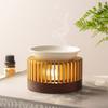 Aroma Pot Aroma Burner [The spilling candlelight provides a soothing and relaxing atmosphere] Ceramic Aroma Incense Burner Aroma Candle Holder Candle