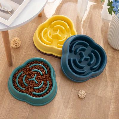Slow Eating Pet Slow Food Bowl Anti Overturning Pet Slow Feeder Bowl Dog Bowl For Small Dogs