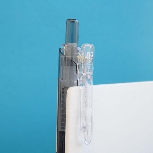 Pentel Oil-Based Ballpoint Pen Feel 0.7 XBXB117-A5 Clear Black 5 Pack