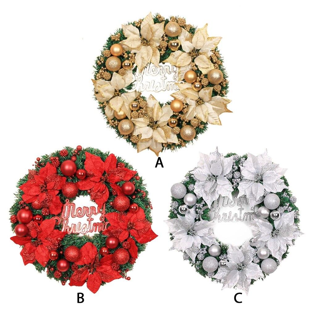 Vánoční věnec Vánoční dekorační věnec pro nástěnnou výlohu