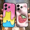 For Redmi Note 14 5G Case Cute Painted Silicone Soft TPU Phone Coque Capa For Redmi Note 14 4G Shockproof Fundas Bumper Cover