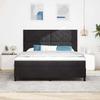Boxspring Bed with Headboard Black 180 X 200 Cm Velvet