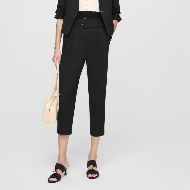 ELLASSAY Women s Tapered Cropped Pants M
